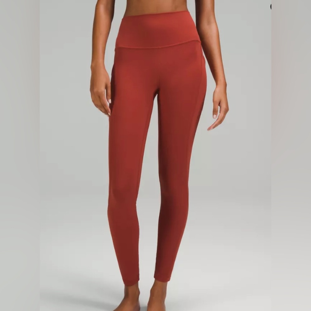 lululemon athletica High-Rise Rust Red Leggings